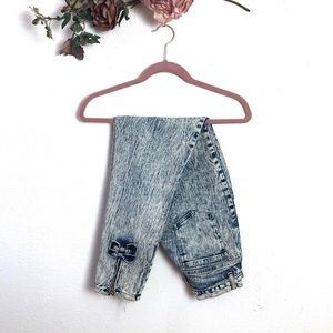 Cap Ferrat Vintage Grunge Mom High Rise Jeans S/M